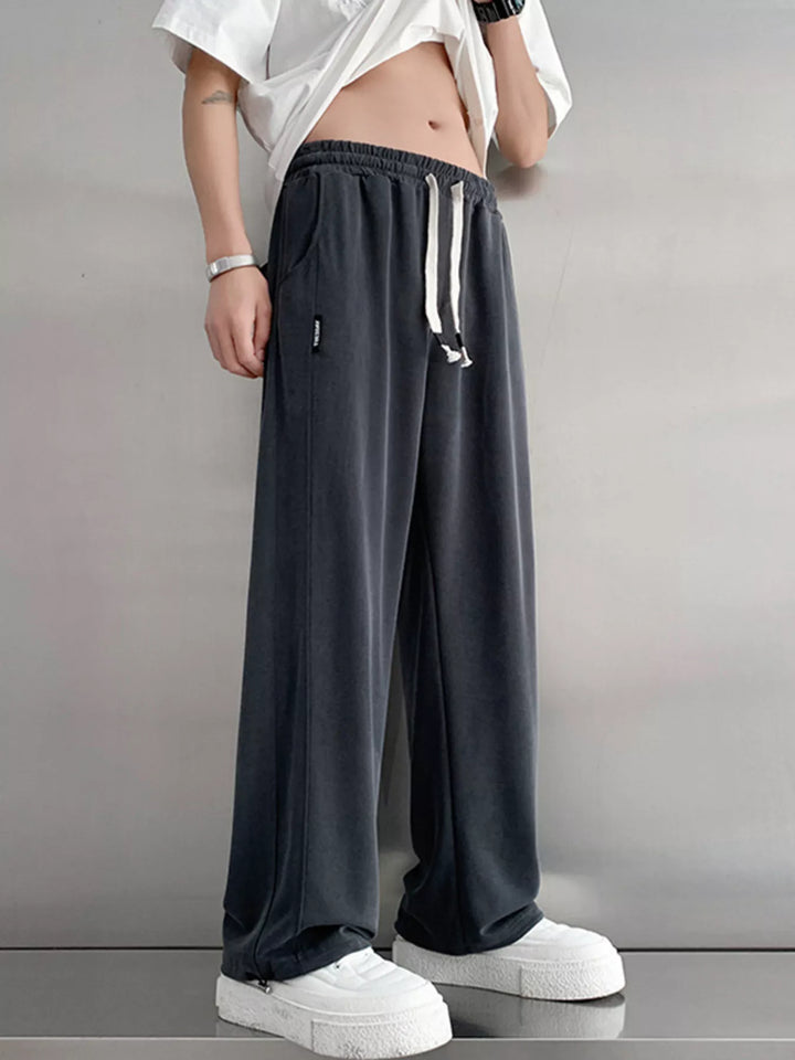 Men's Plus Size Wide Leg Pants