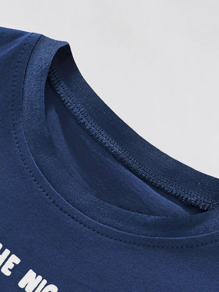 Children's Graphic Round Neck T-Shirt