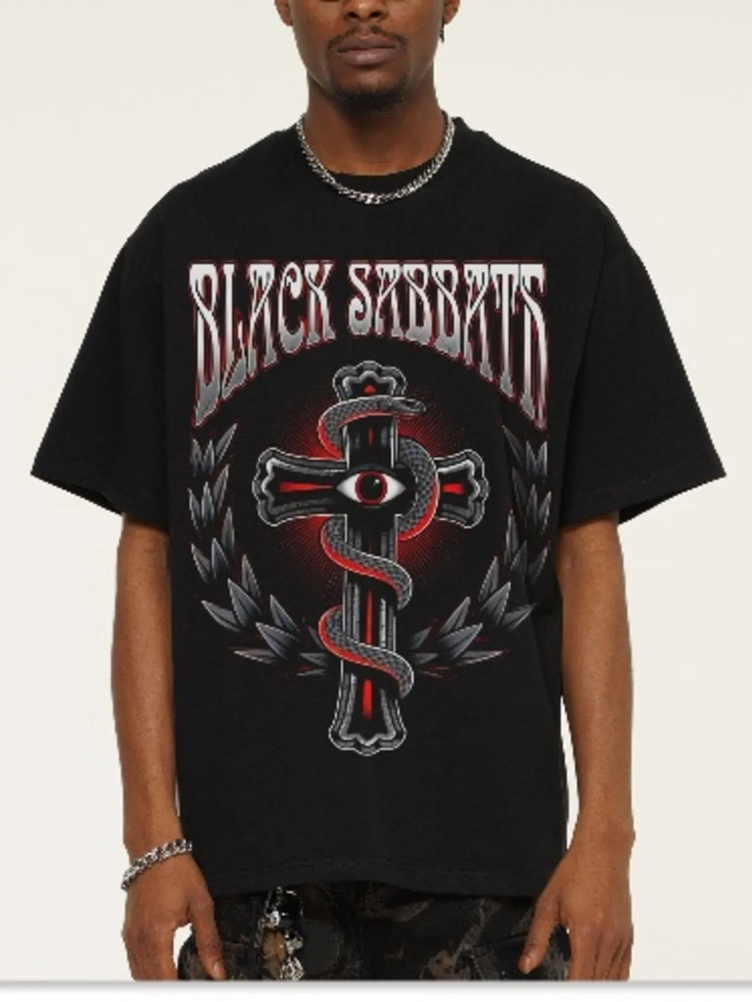 Men's Graphic Round Neck Short Sleeve T-Shirt