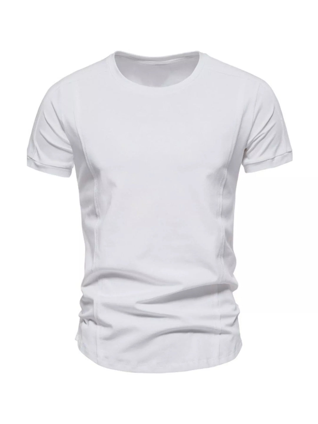 Men's Plus Size Round Neck Tactical Style T-Shirt