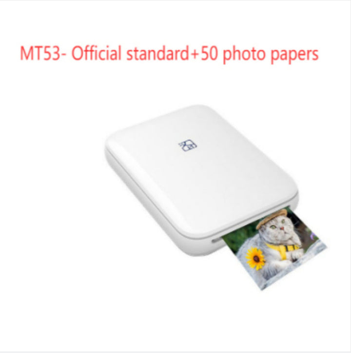 Color Photo Printer Portable Full Color Wireless Photo Printer USB Bluetooth Thermal Sublimation Printer