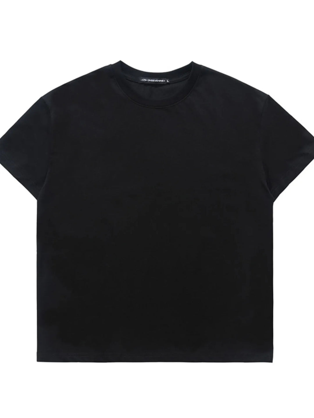 Men's Solid Color Round Neck T-Shirt