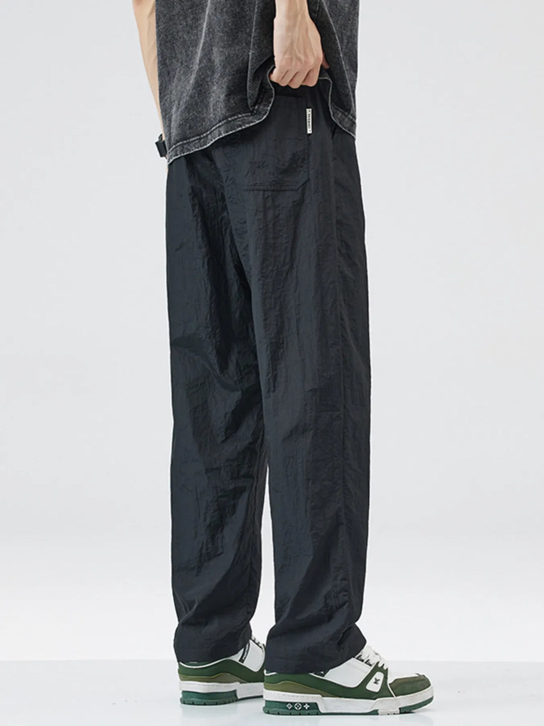 Men's Full Size Lightweight Wide Leg Casual Pants  Plus Size
