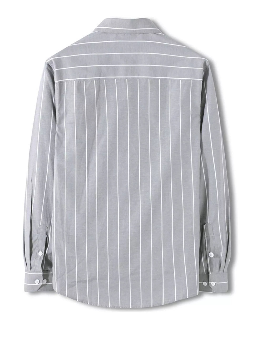 Men's Plus Size Classic Striped Long Sleeve Shirt
