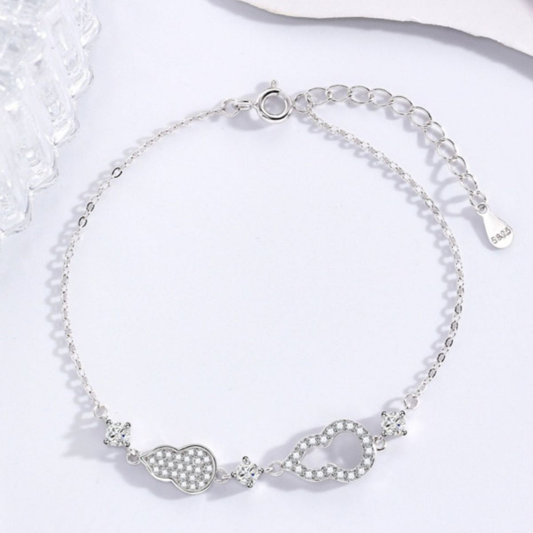 Zircon Gourd Adjustable Bracelet