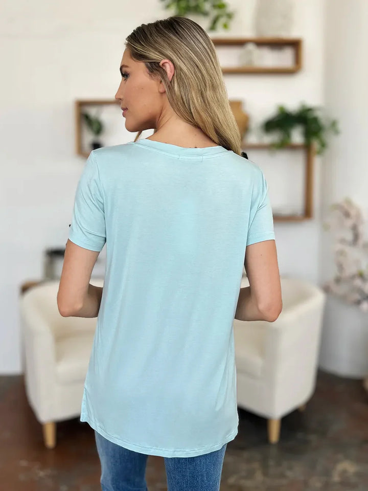 Basic Bae Bamboo Full Size  Round Neck Short Sleeve T-Shirt Plus Size