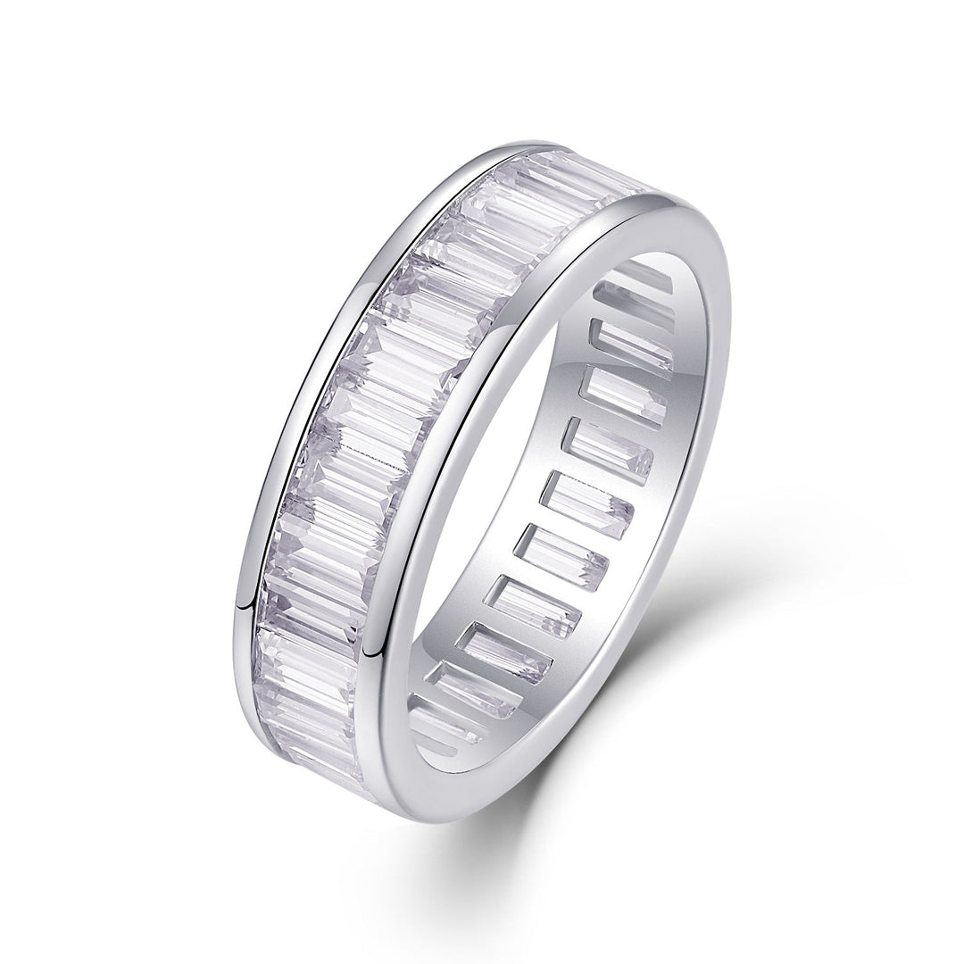 High-grade Versatile European And American Non-fading Ring Moissanite Women