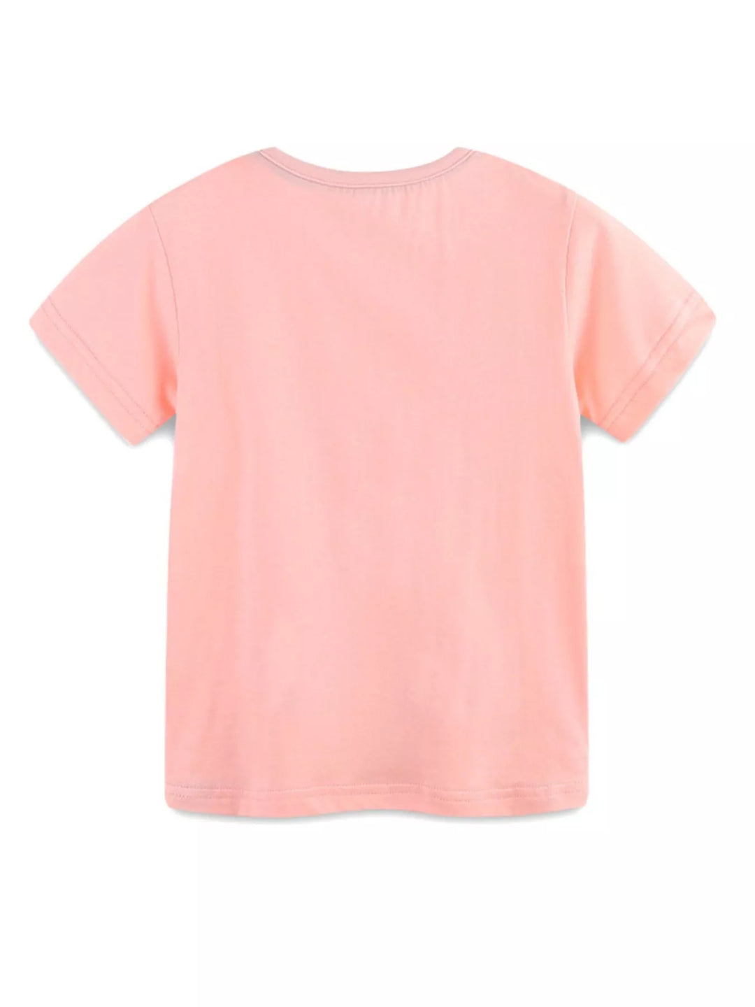 Children's Floral Print Crew Neck T-Shirt