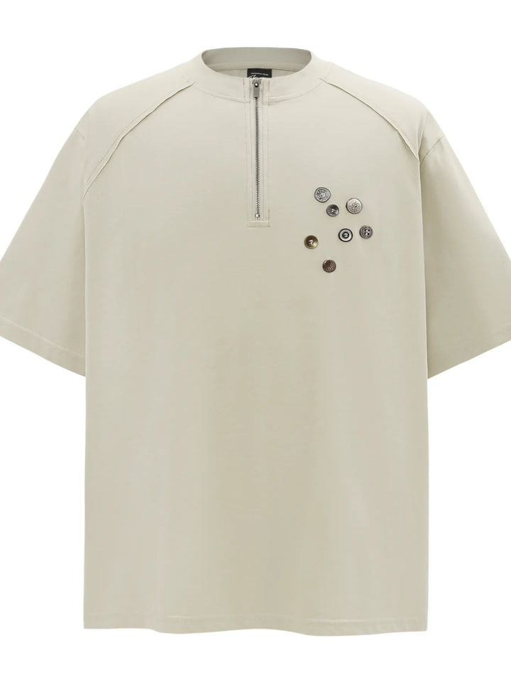 Men's Quarter-Zip Short Sleeve T-Shirt