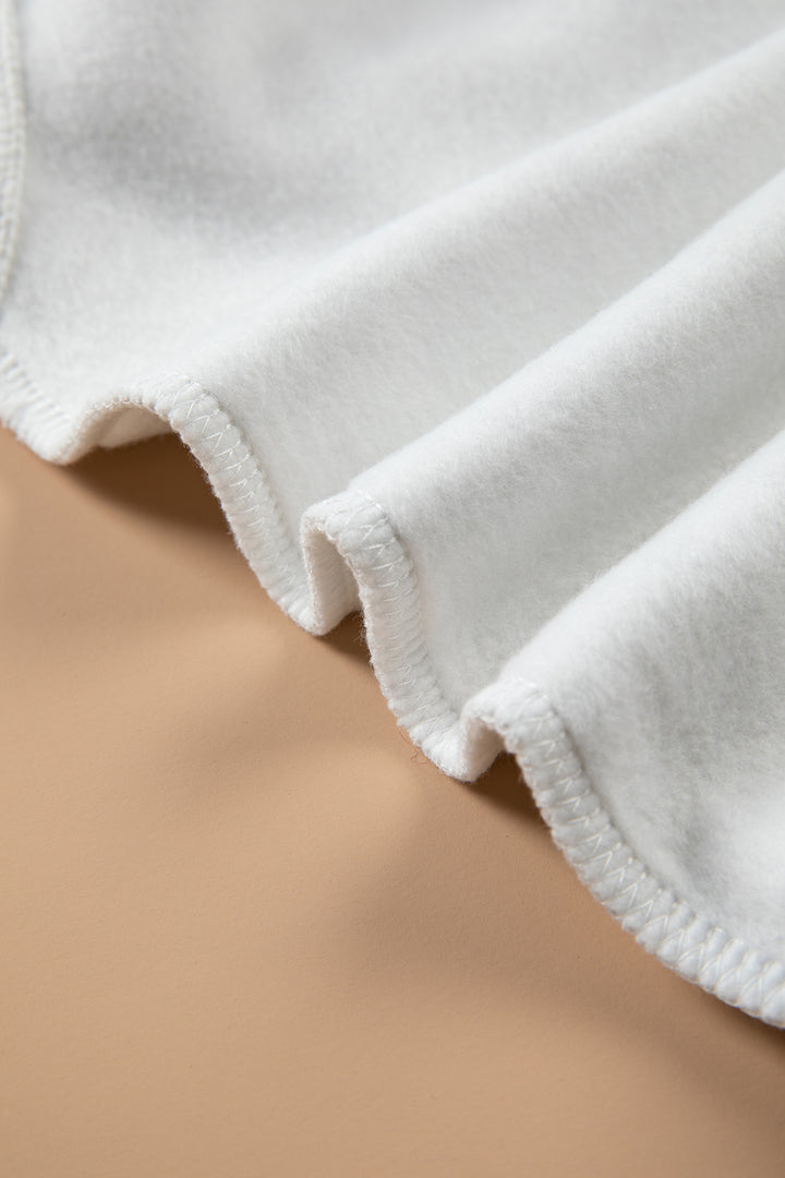 Light Grey Patchwork Camo Long Sleeve Hoodie
