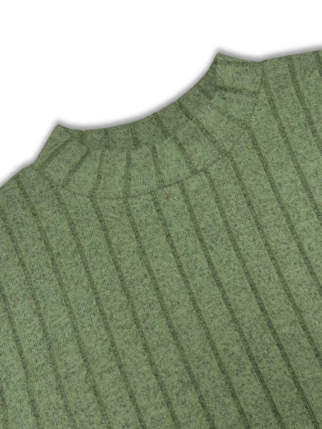 Ribbed Knit A-Line Midi Dress