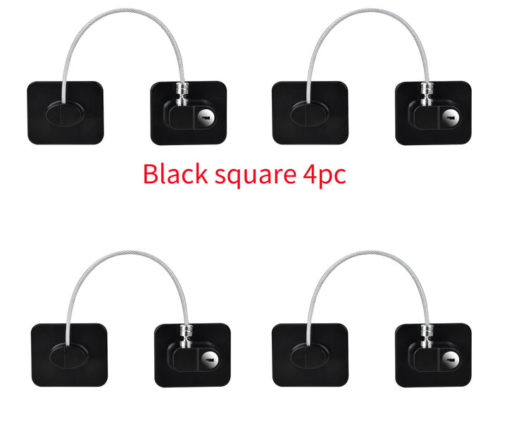 Window Security Chain Lock Window Cable Lock Restrictor Multifunctional Window Lock Door Security Guard for Baby Safety 1Pcs