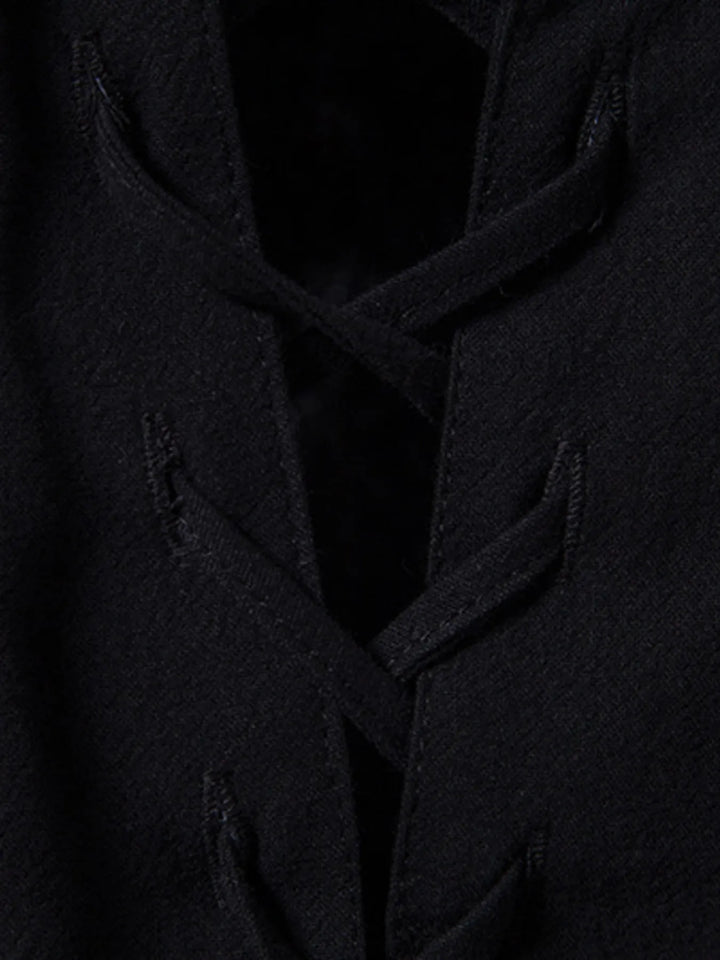 Men's Lace Up Long Sleeve Blouse