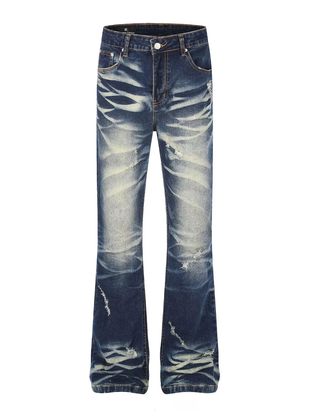 Men's Washed Flare Jeans