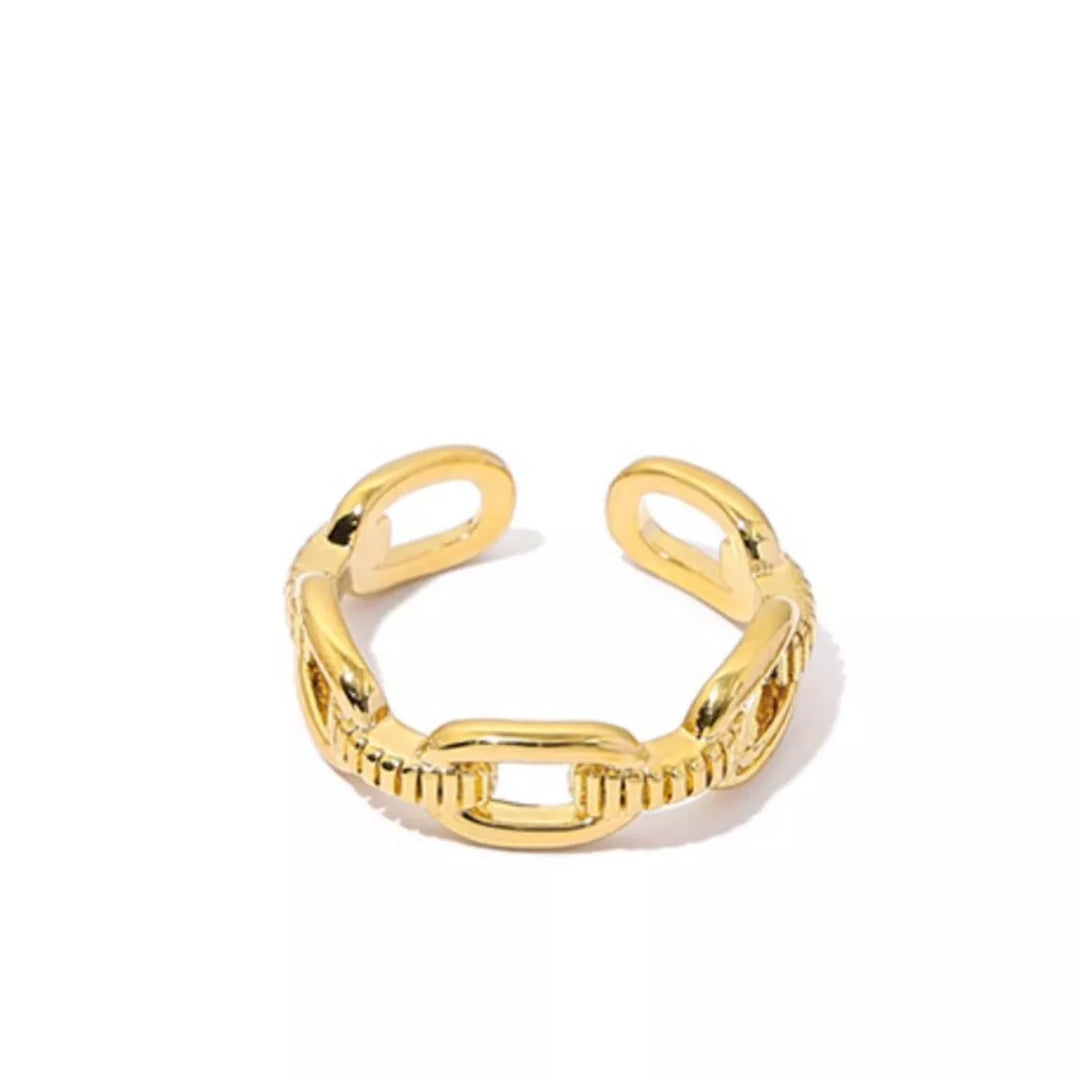 18K Gold-Plated Open Ring