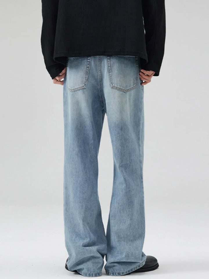 Men's Full Size Wide Leg Jeans Plus Size