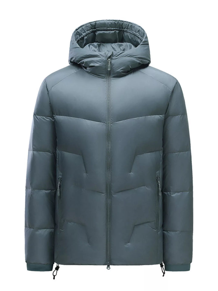 Men's Plus Size Hooded Padded Winter Puffer Jacket