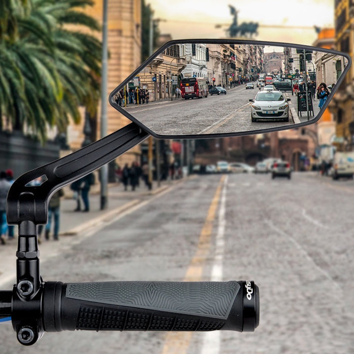 Wide-Angle Motorcycle Multi-Function Scooter Rearview Mirror Decoration Adjustment