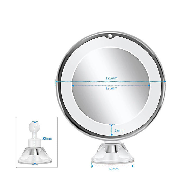 Led Make-up Mirror With Supplement Light