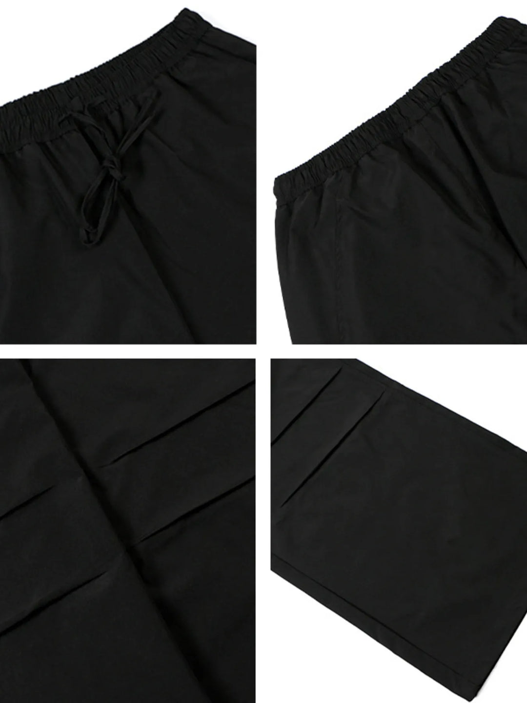 Men's Drawstring Wide Leg Cargo Pants