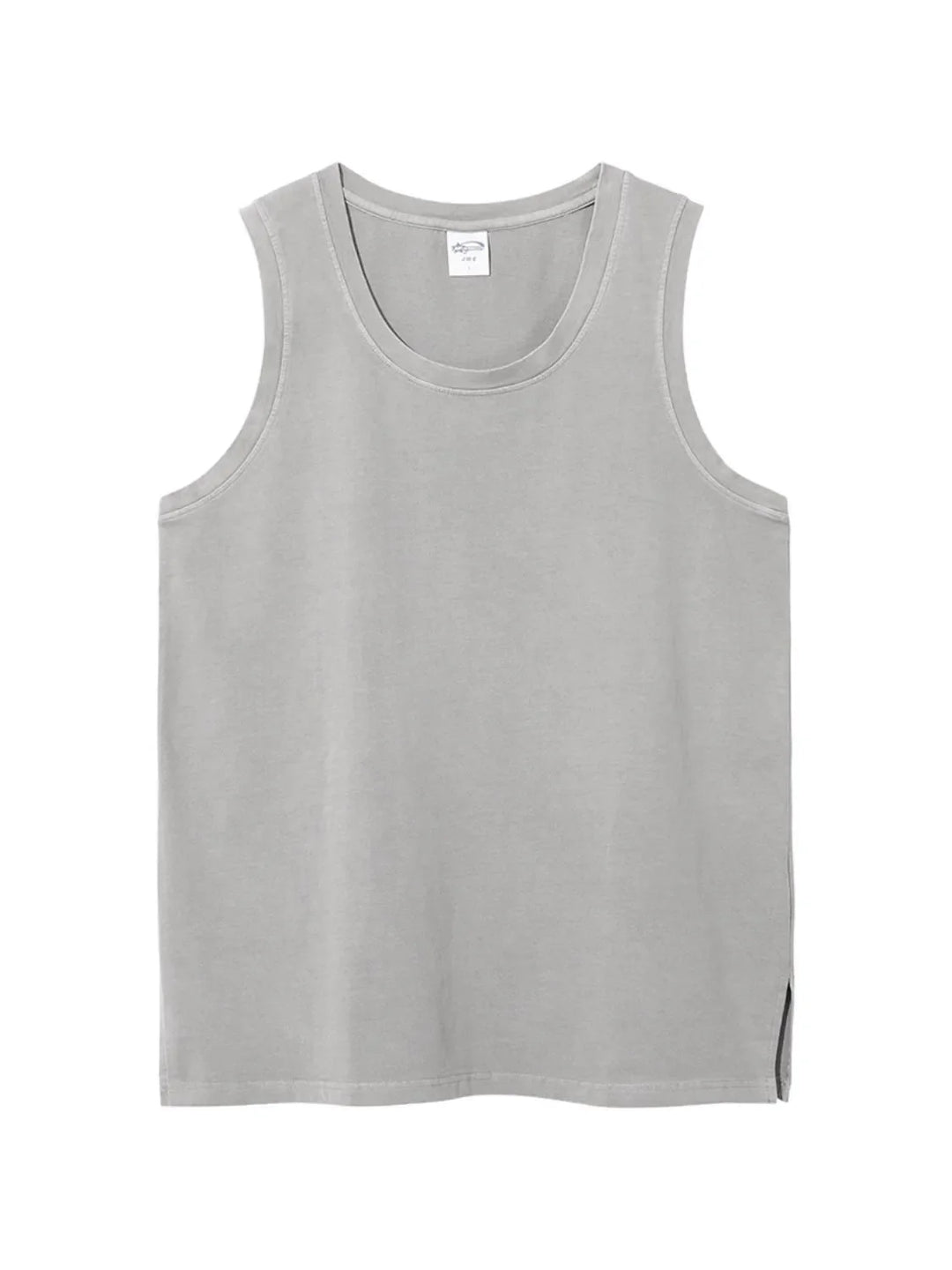 Men's Side Slit Round Neck Tank