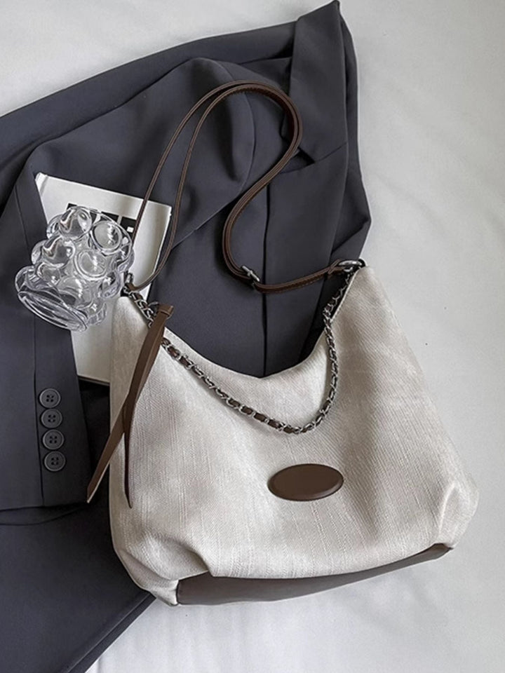 Chain Decor Casual Shoulder Bag