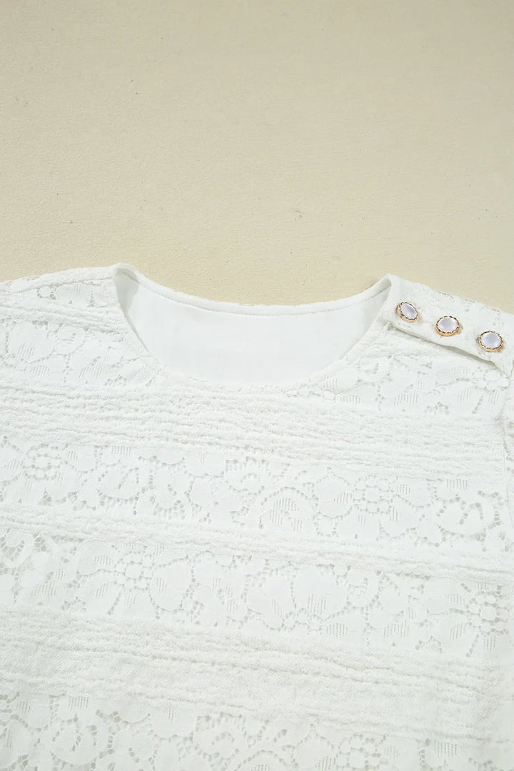 Lace Long Sleeve Mini Dress