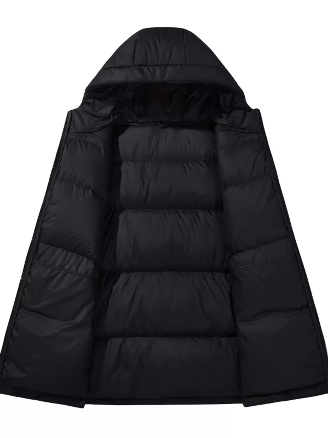 Men's Full Size Warm Padded Hooded Puffer Jacket Plus Size