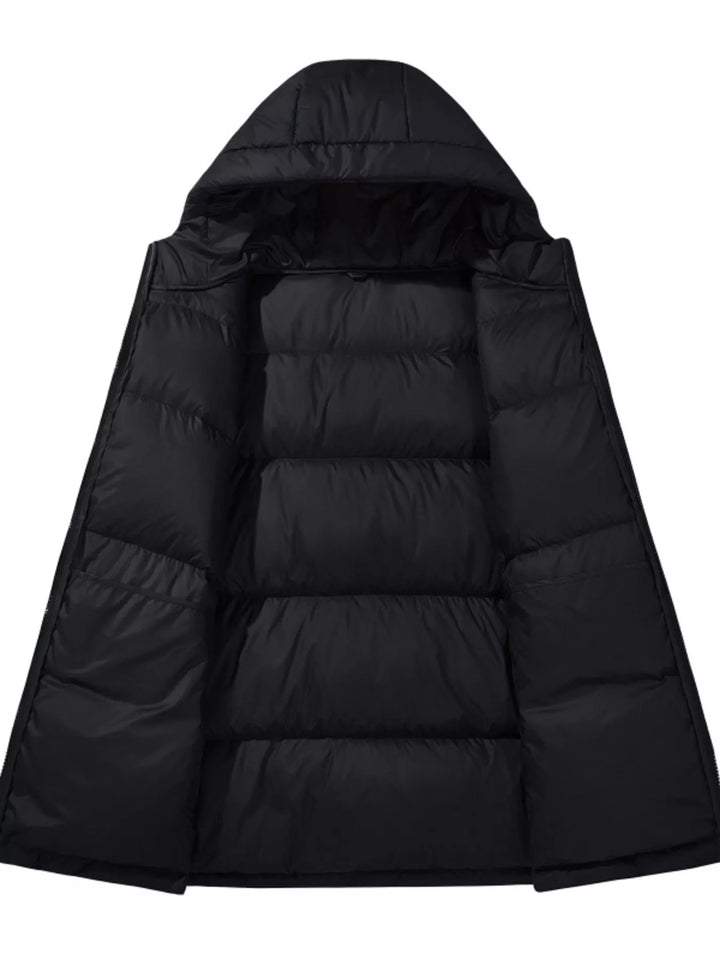 Men's Full Size Warm Padded Hooded Puffer Jacket Plus Size