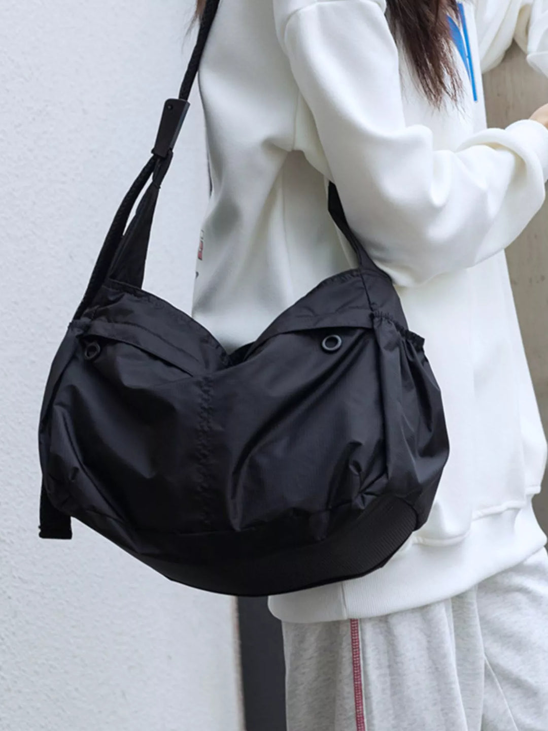 Lightweight Nylon Casual Crossbody Bag