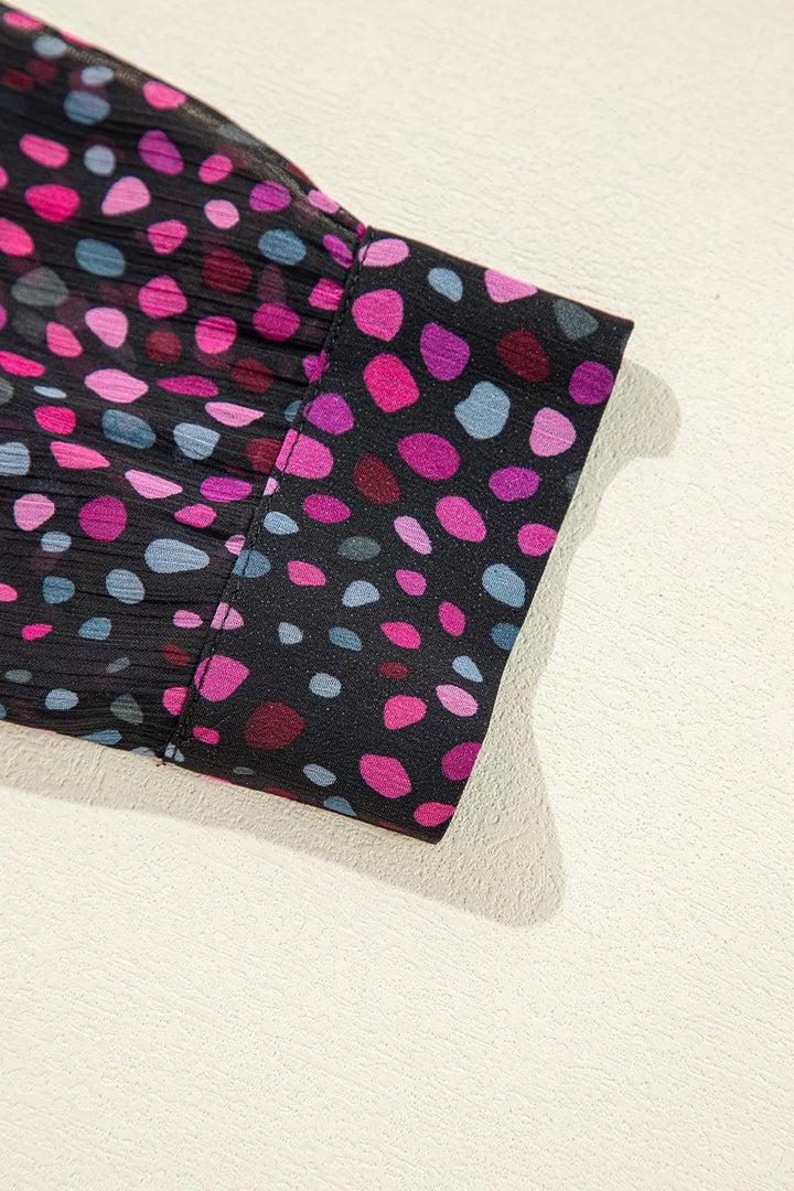 Polka Dot Button Up Shirt