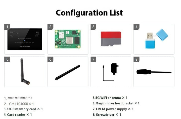 133 Integrated Computer Voice Assistant CM4 Main Control Touch Display