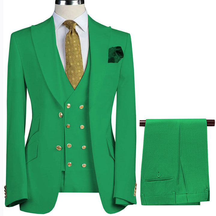Casual And Versatile Mens Suit Vest Three-Piece Set