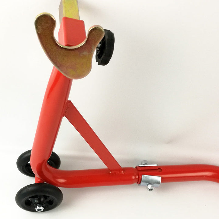 Lifting And Lowering Maintenance Tools For Motorcycle Front And Rear Wheels