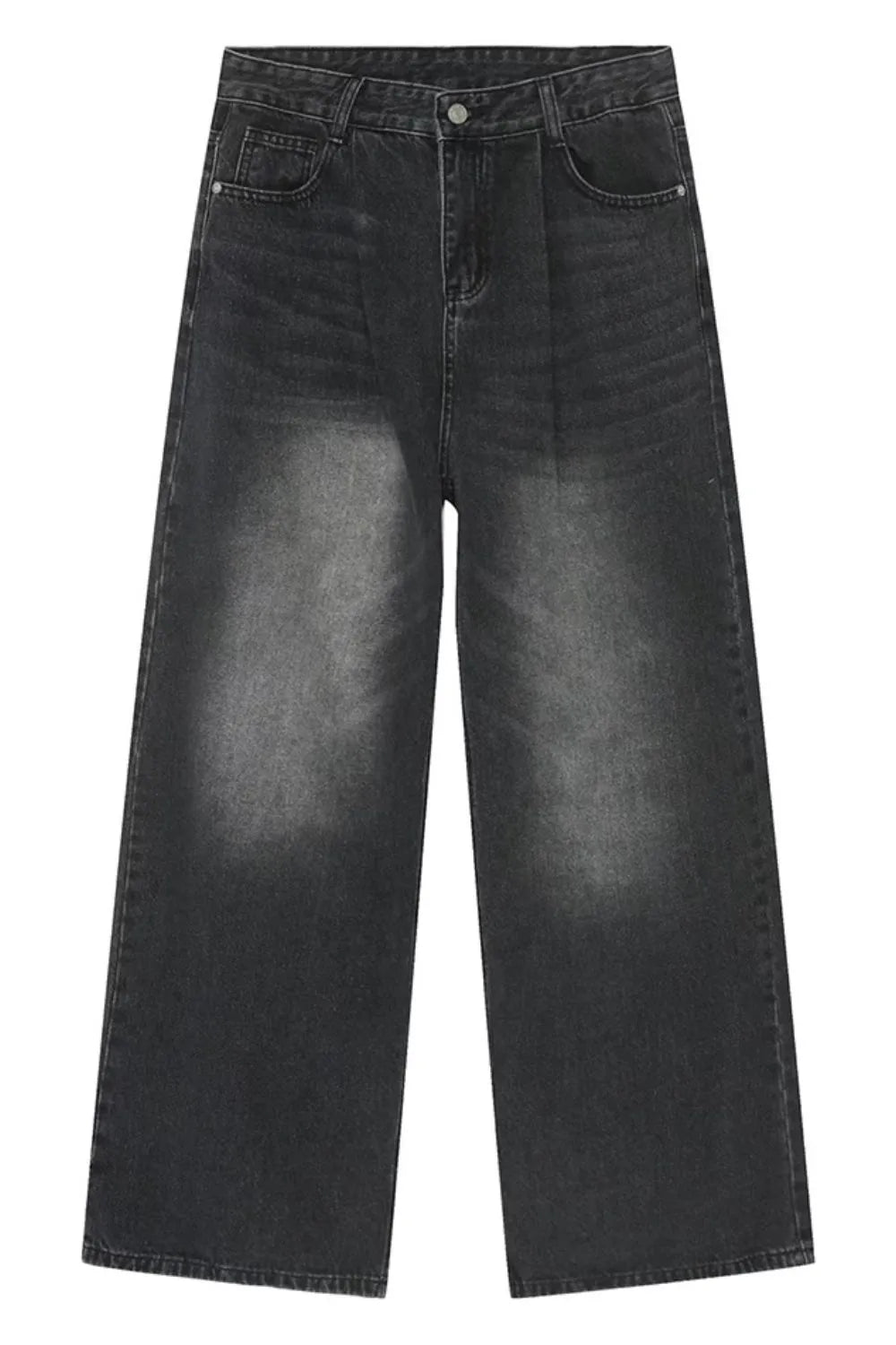 Wide Leg Jeans with Pockets