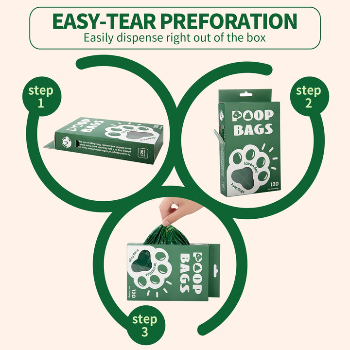 Handle Dog Waste Bag EPI Vest Poop Picking Bags Degradable Cat Litter Bag