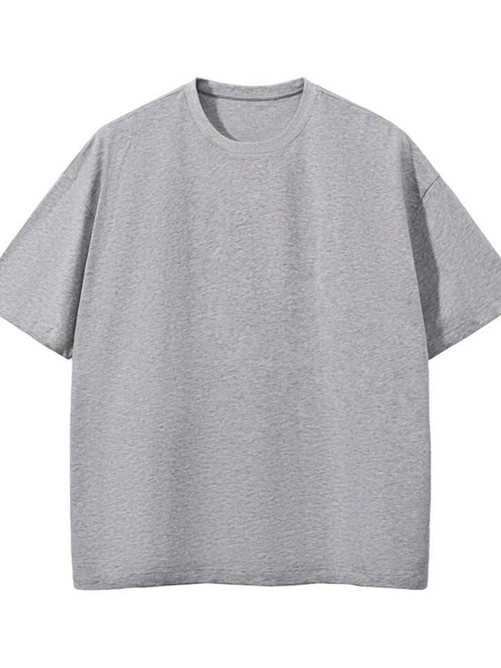 Men's Full Size Round Neck Short Sleeve T-Shirt Plus Size