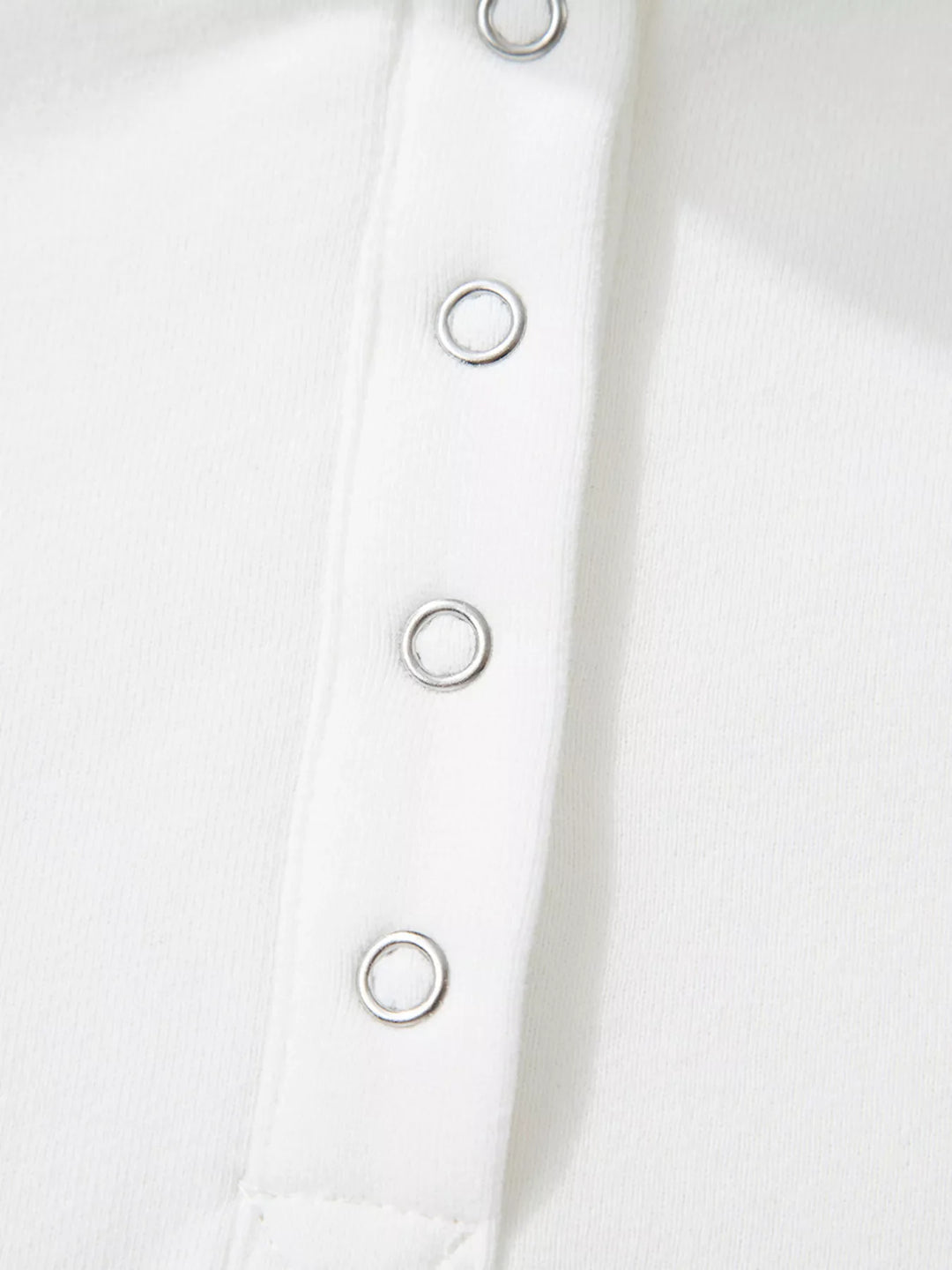 Color Block Snap Buttons Sweatshirt