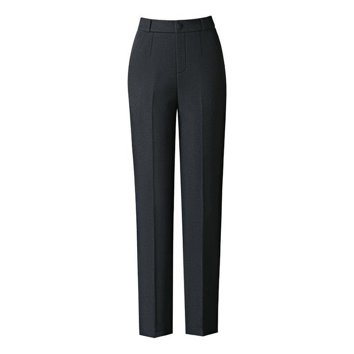 High-waisted Slimming Straight-leg Cigarette Pants For Petite Figures