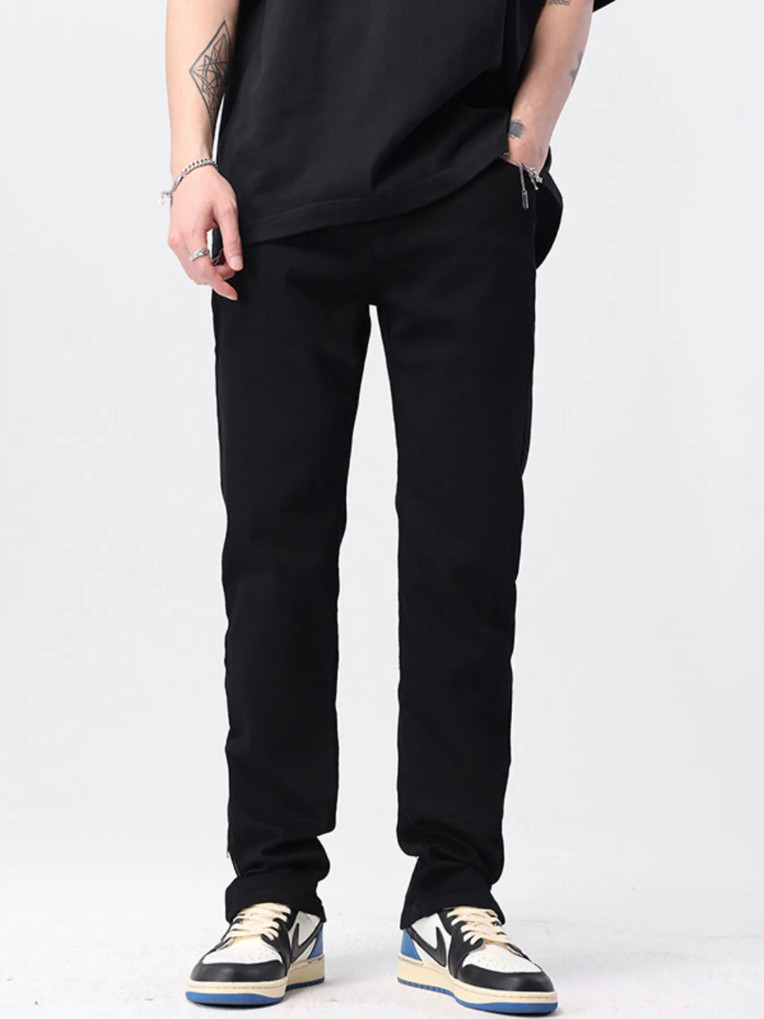 Men's Full Size Slim Fit Jeans Plus Size