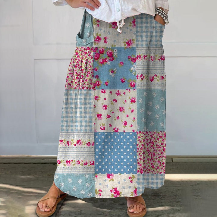 Casual Retro Floral Vacation Dress With A Sophisticated Work-appropriate Vibe