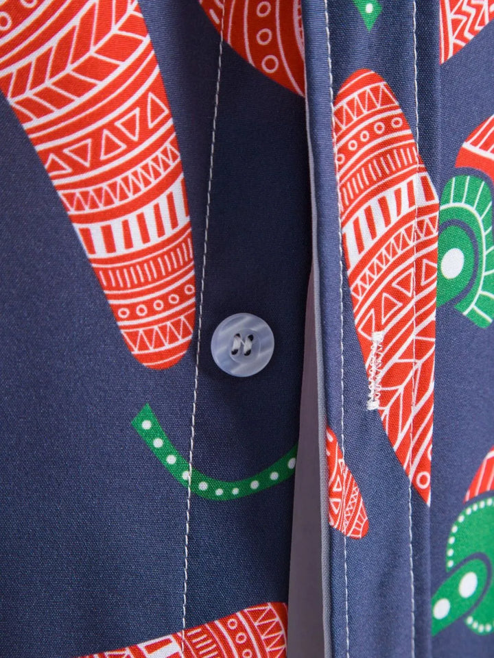 Men's Pepper Printed Button Down Shirt
