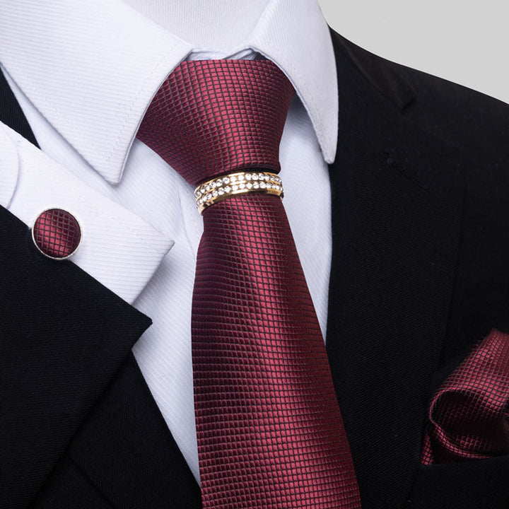 Multi Colored Striped Floral Mens Tie