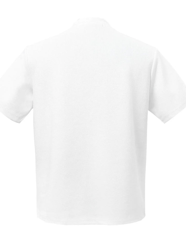 Men's Half Button Short Sleeve Henley T-Shirt