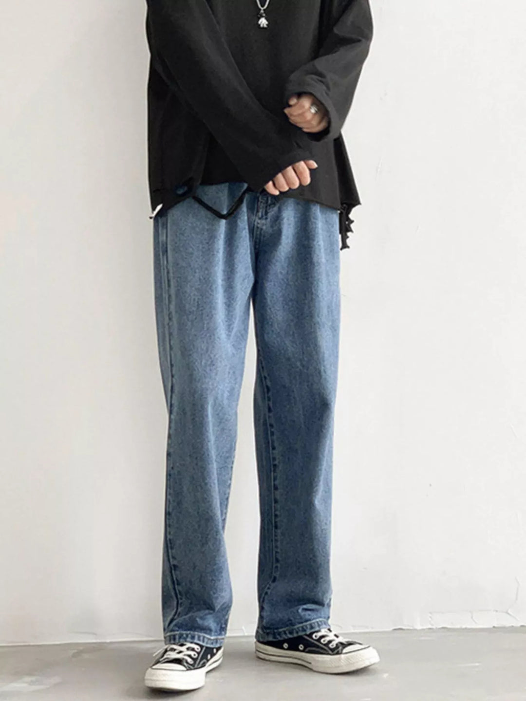 Men's Wash Loose Fit Jeans