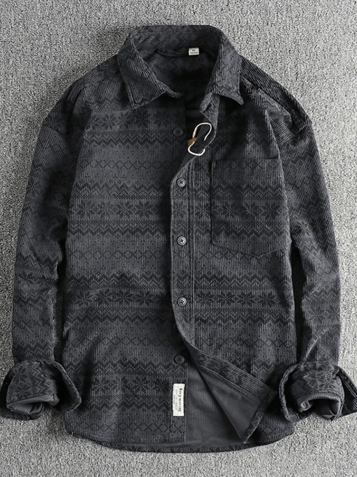 Men's Button Up Long Sleeve Shirt