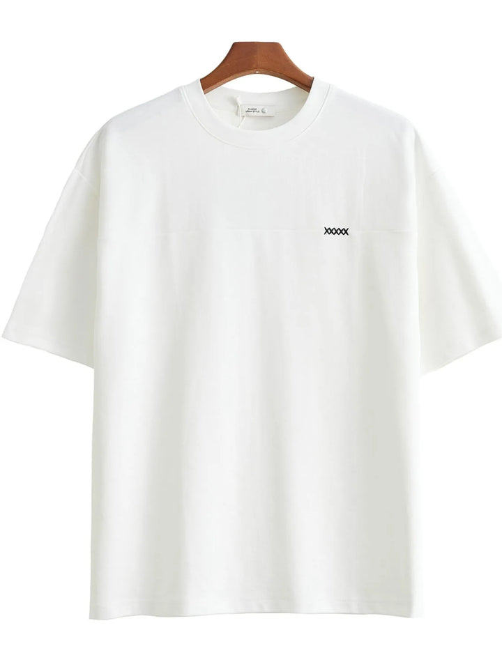 Men's Plus Size Round Neck Short Sleeve T-Shirt