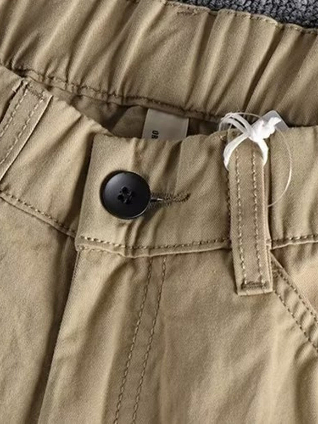 Men's Plus Size Casual Elastic Waist Cargo Pants