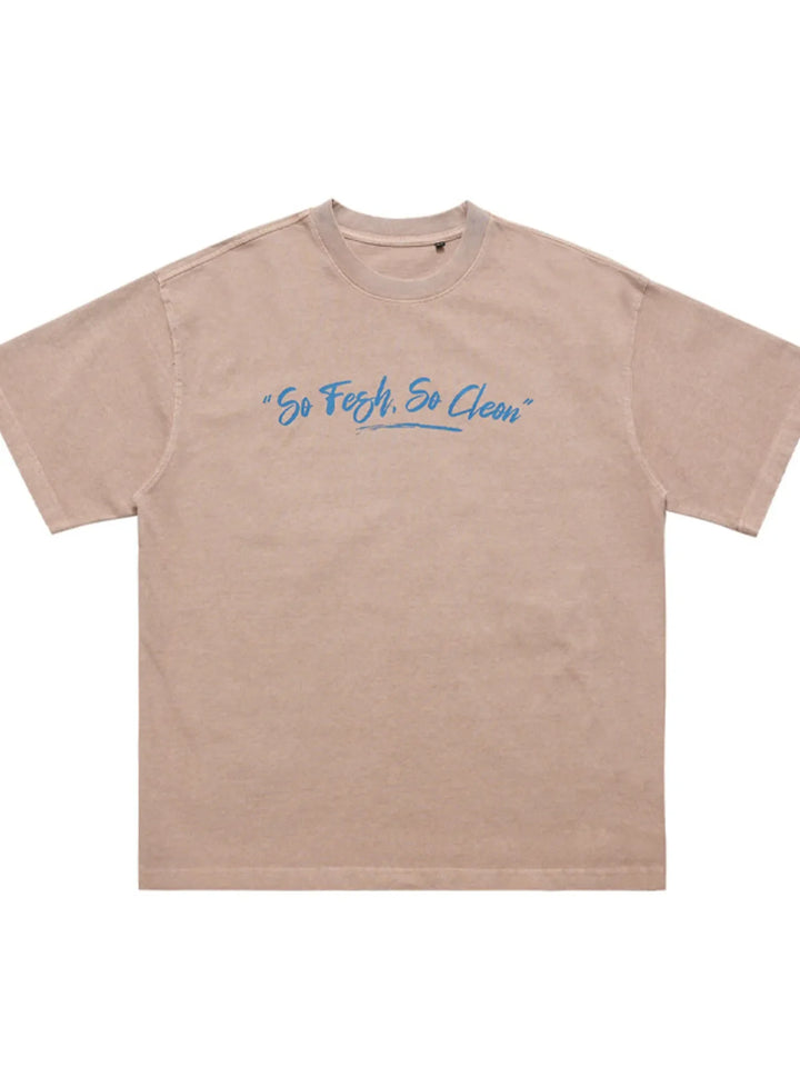 Men's Washed Graphic Oversized T-Shirt