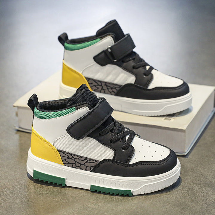 Children's Sneakers High-top Boys' Sports Casual Shoes
